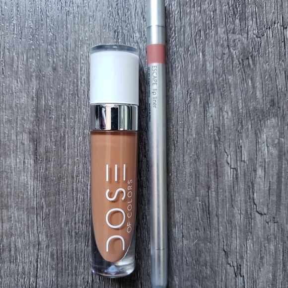 Dose of Colors Vegan Lip gloss + Escape liner - Picture 1 of 4